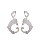 Orecchini Drago silver small