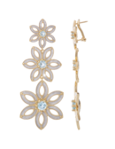 Orecchini Fiore Royale azzurri