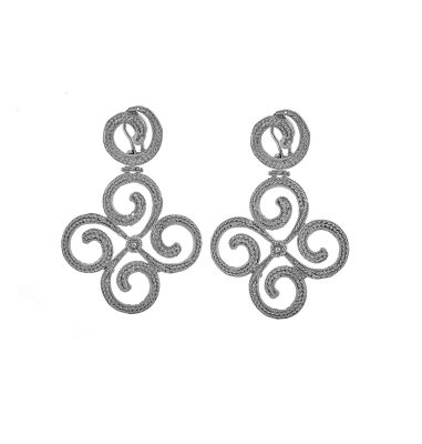 Orecchini ghirigori fiore