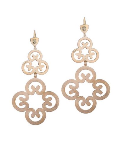 Orecchini Giglio Florense Dorati