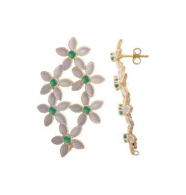 ORECCHINI MINI ROYALE VERDE