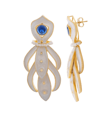 Orecchini Palma Collection Blu