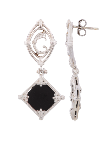 Orecchini Rhombus Neri