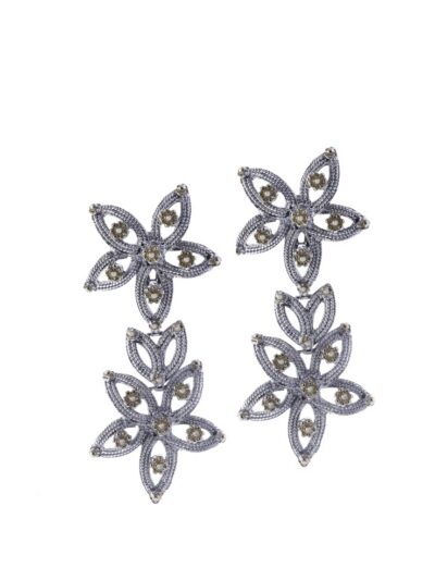 Orecchini Royale fiore doppio