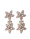 Orecchini Royale fiore doppio rosé