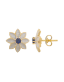 Orecchini Royale mini pietre blu