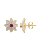 Orecchini Royale pietre rosse