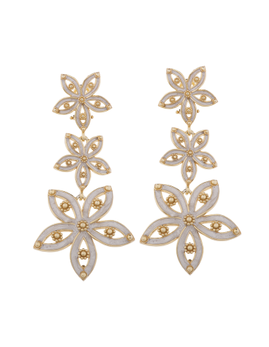 Orecchini Royale polvere di perle degradé