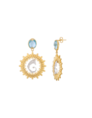 Orecchini sole e Drago idrotermali celesti