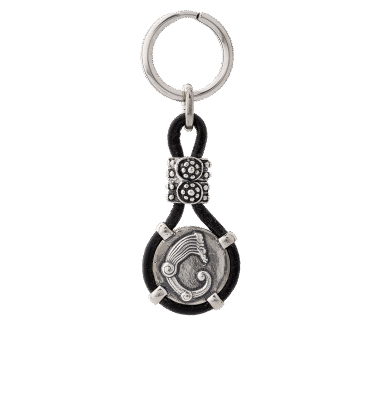 Portachiavi Drago e cuoio