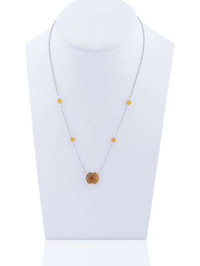 Collier Opplà girevole giallo