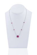 Collier Opplà girevole rosso