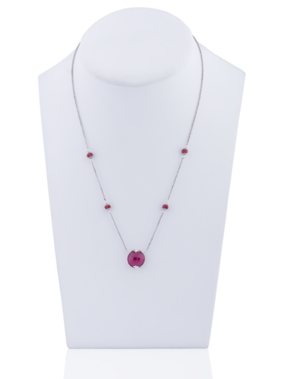 Collier Opplà girevole rosso