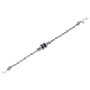 Bracciale capocolonna nero