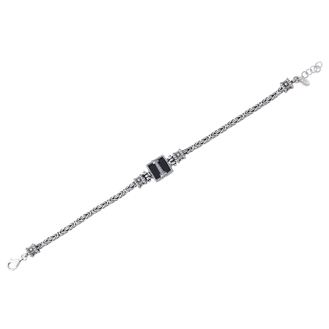 Bracciale capocolonna nero