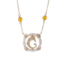 Collana Aura di Perla Gialla