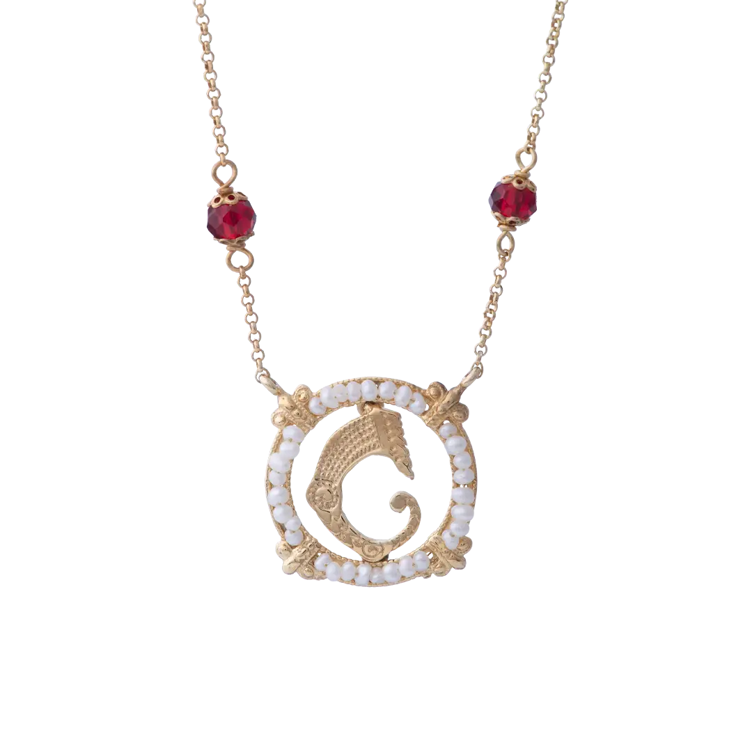 Collana Aura di Perla Rossa