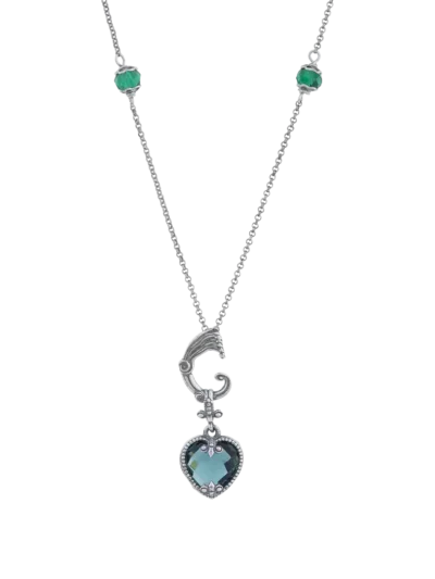 Collana Cuore nel cuore Drago Verde