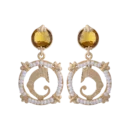 Orecchini Aura di Perla Giallo