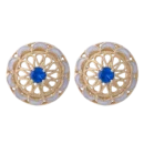 Orecchini Belle Époque blu